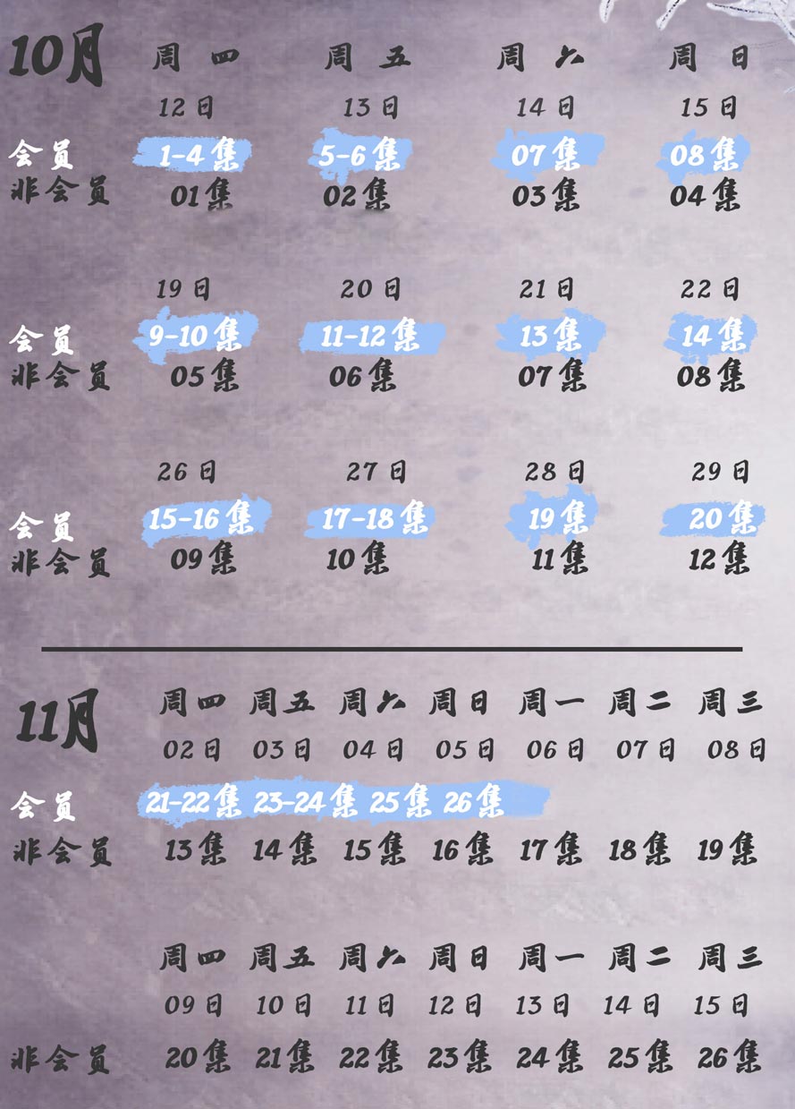 《烬相思》追剧日历