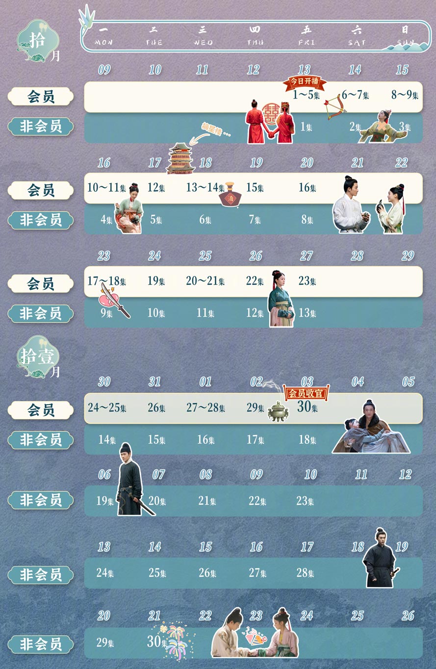 《为有暗香来》追剧日历 《为有暗香来》追剧日历