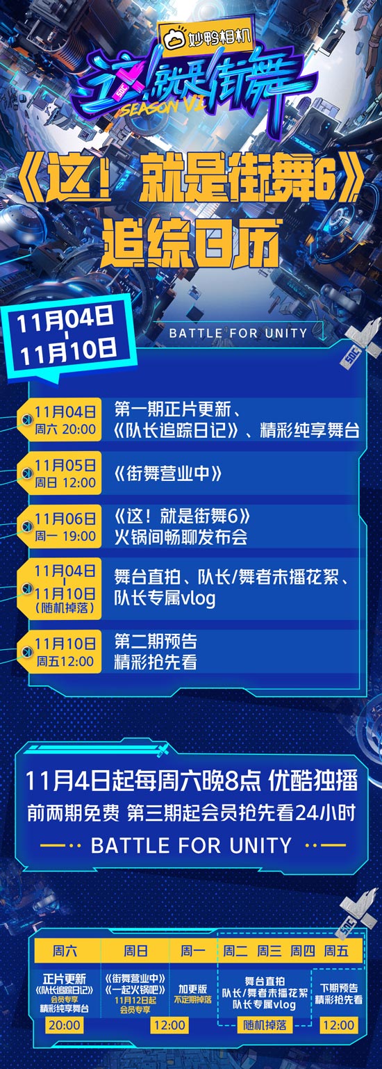 《这！就是街舞第6季》追综日历