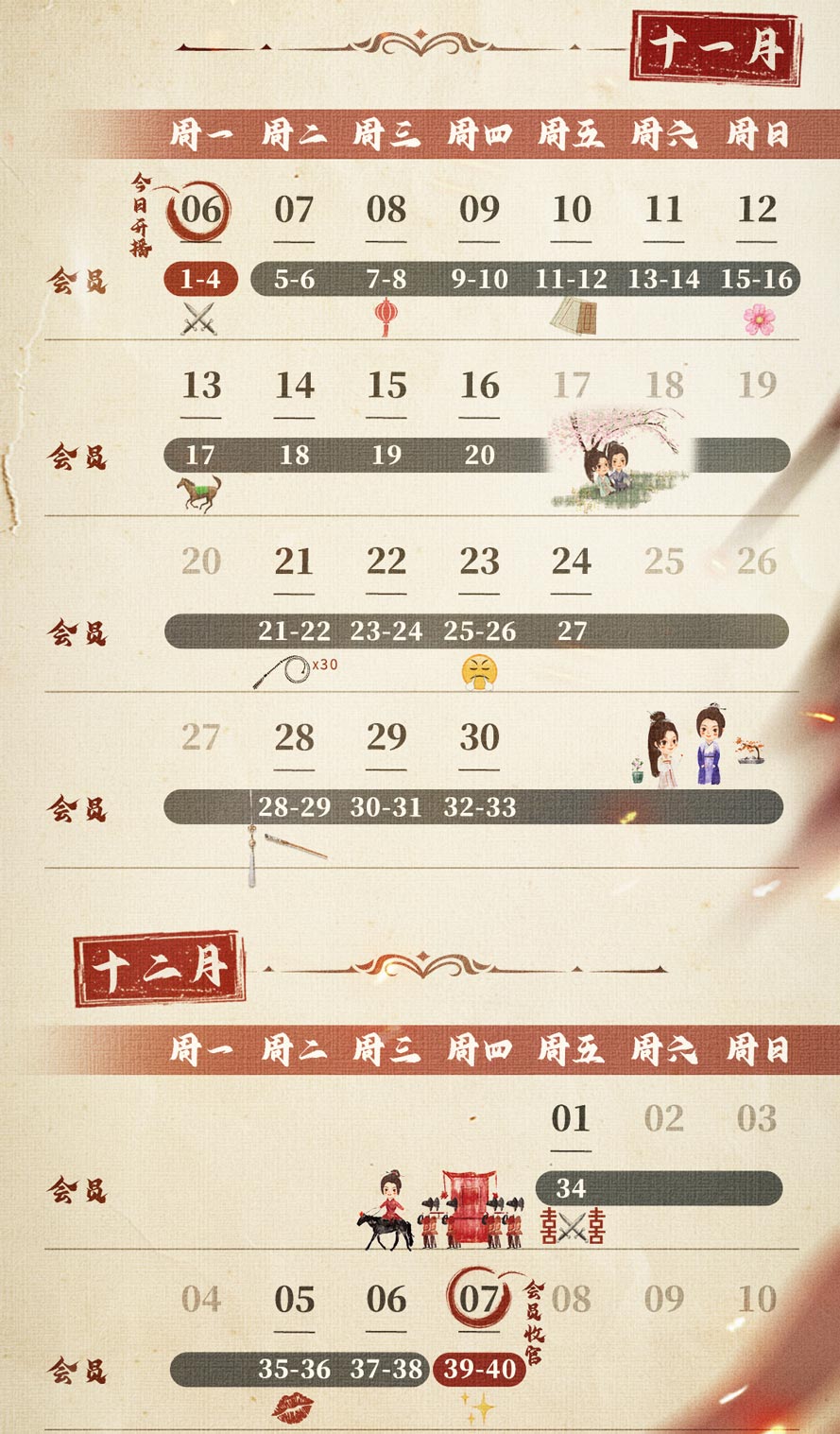 《乐游原》追剧日历 《乐游原》追剧日历