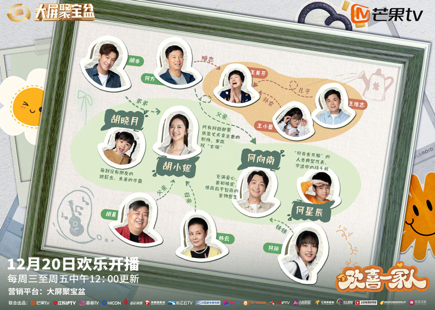 《欢喜一家人》12月20日起16省市IPTV联合首播 《欢喜一家人》12月20日起16省市IPTV联合首播