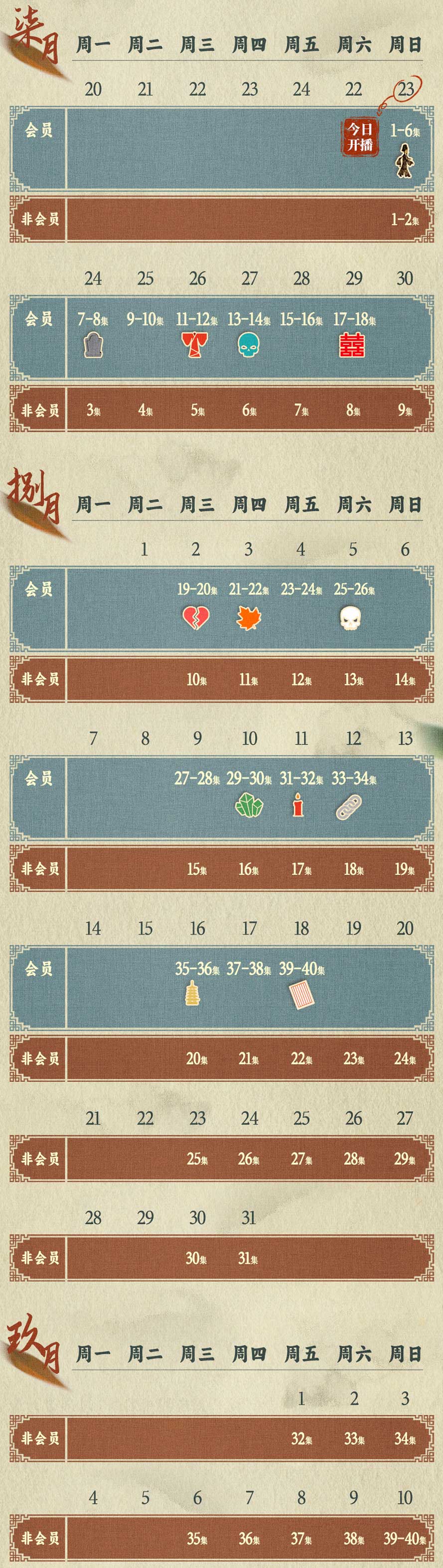 莲花楼 追剧日历 莲花楼 追剧日历