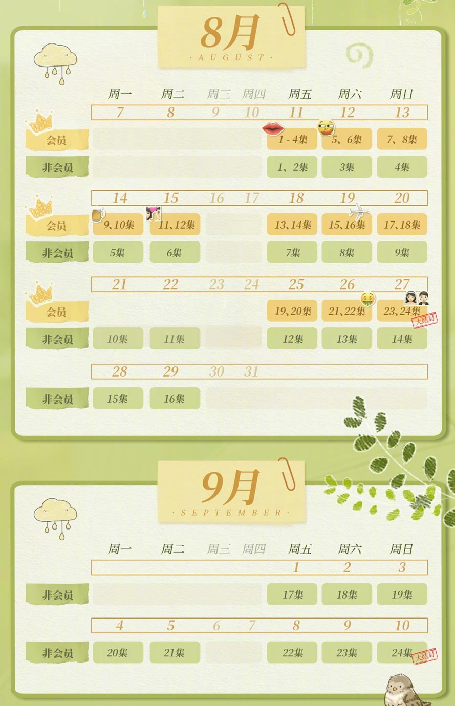 《25小时恋爱》追剧日历 《25小时恋爱》追剧日历