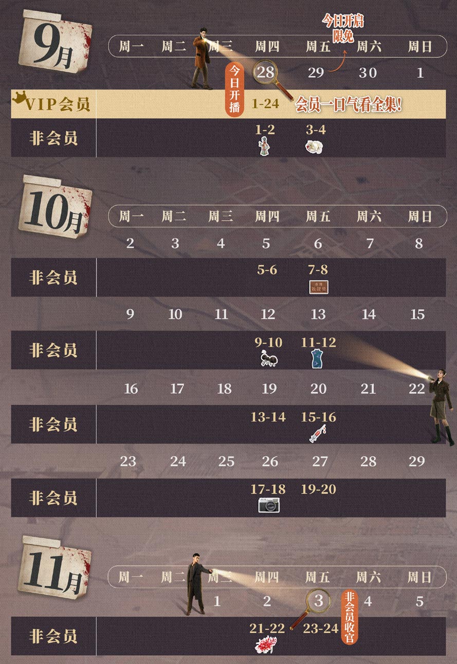 《闻香探案录》追剧日历