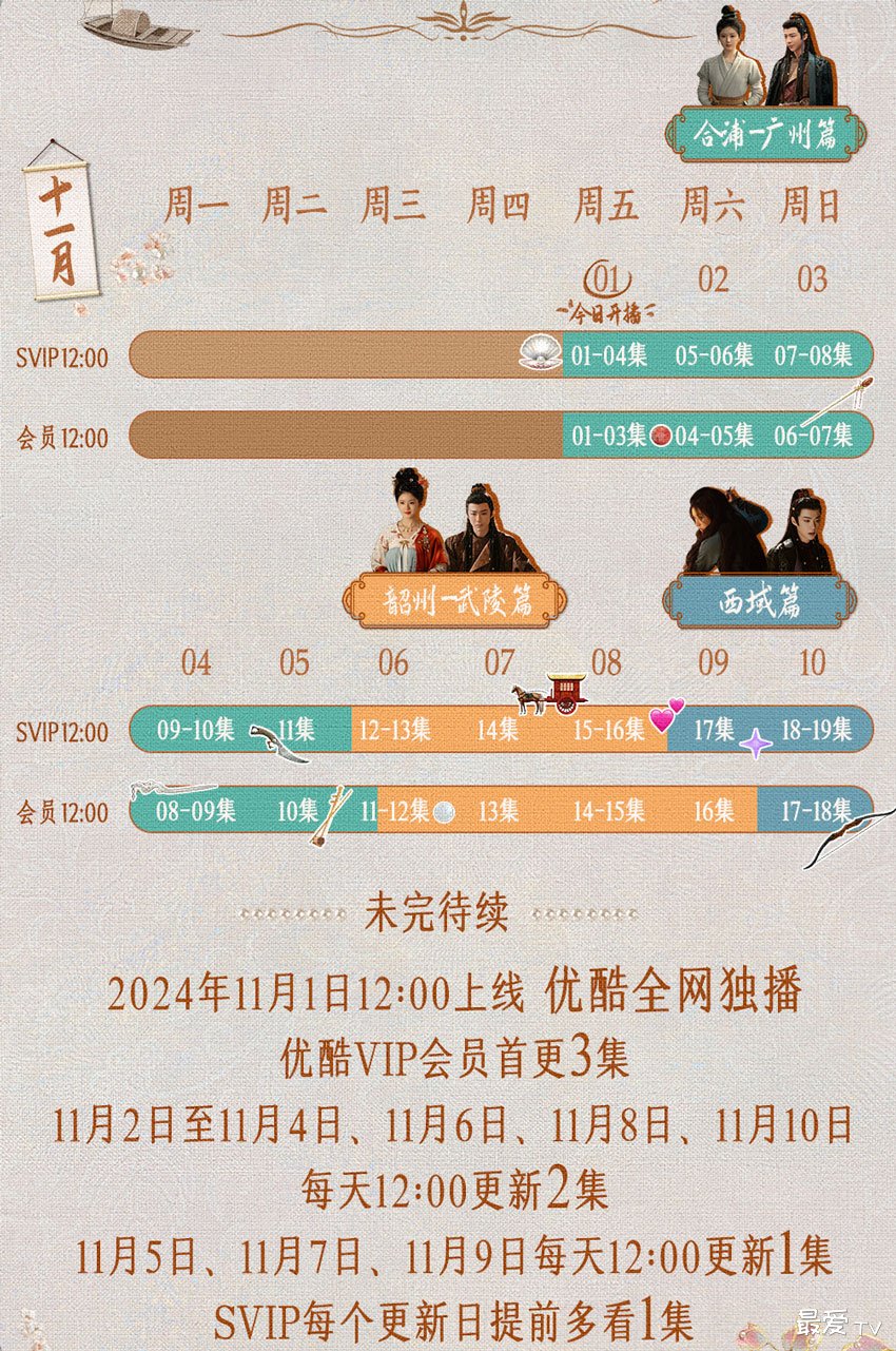 《珠帘玉幕》追剧日历 《珠帘玉幕》追剧日历