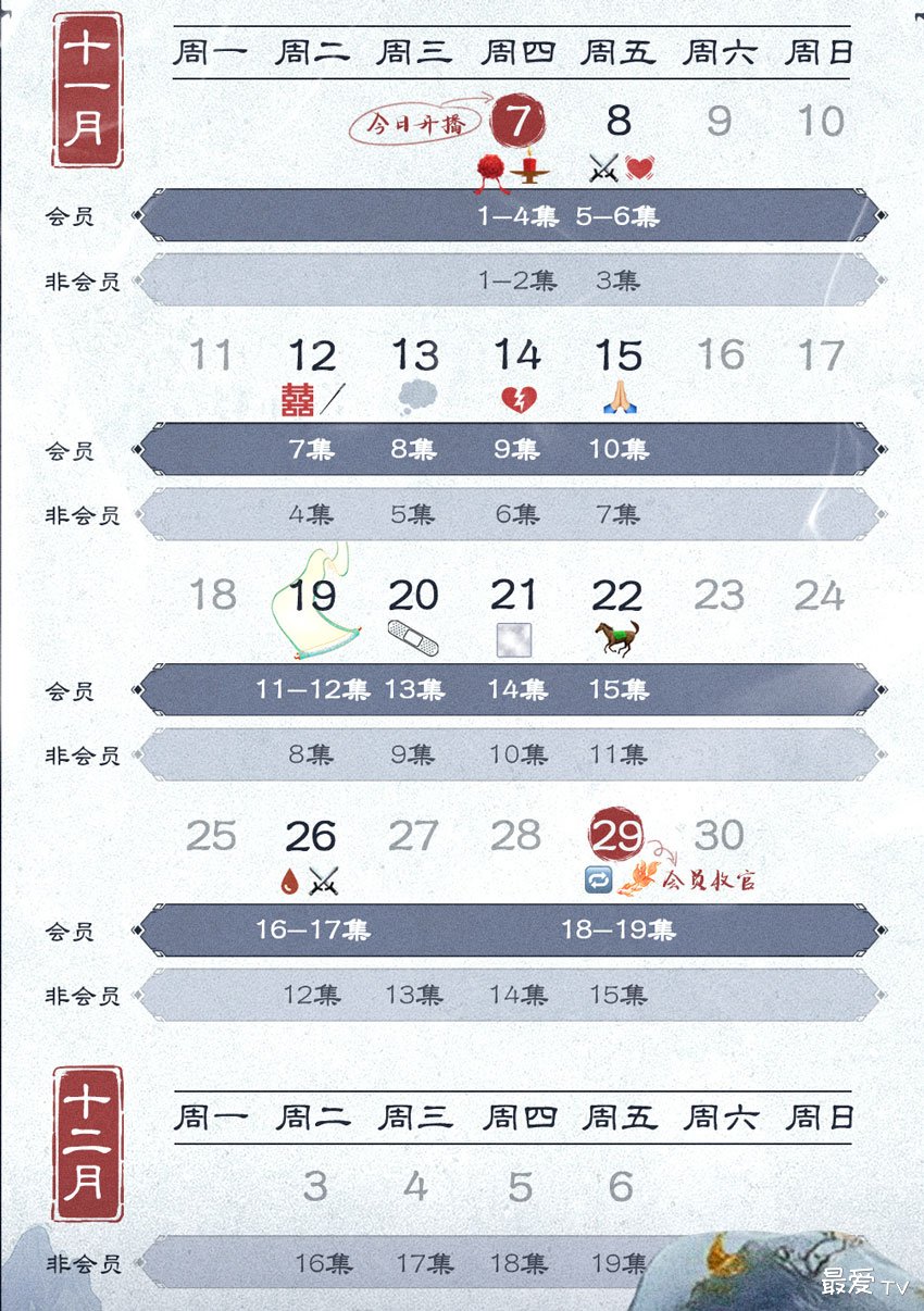 《夜城赋之离生》追剧日历 《夜城赋之离生》追剧日历