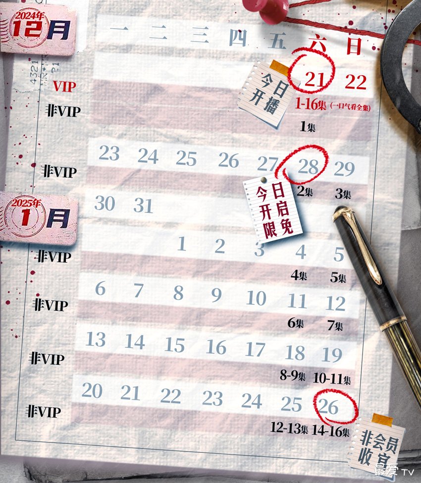 《凶手的样子》追剧日历 《凶手的样子》追剧日历