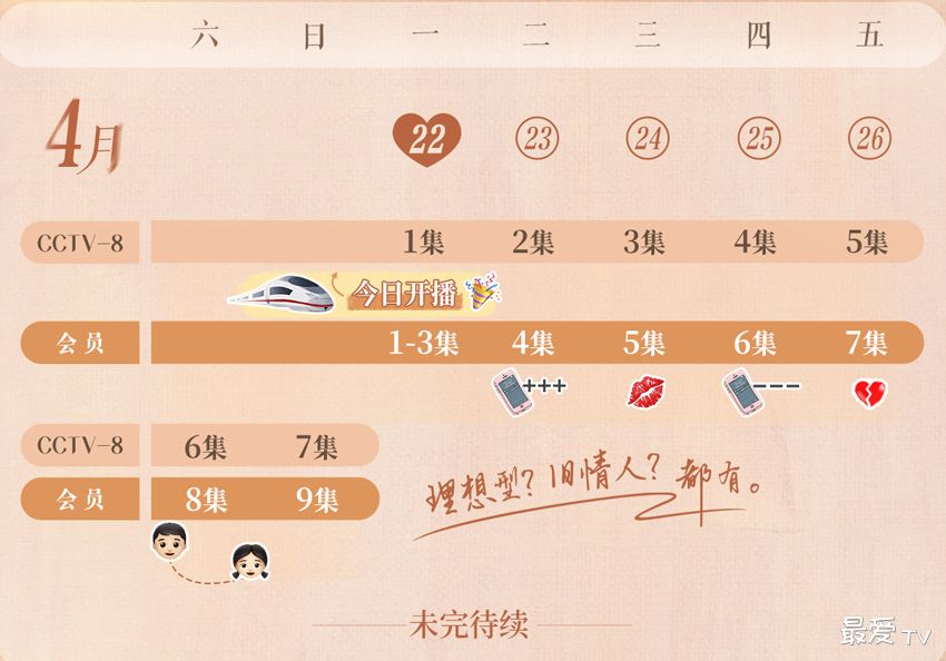 《春色寄情人》追剧日历 《春色寄情人》追剧日历