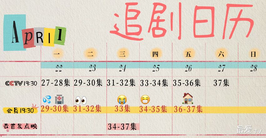 《承欢记》追剧日历