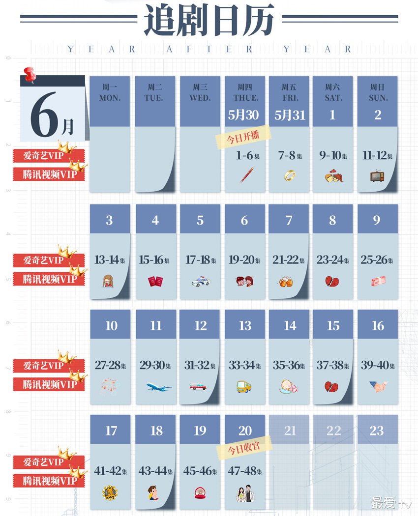 《新一年又一年》追剧日历 《新一年又一年》追剧日历