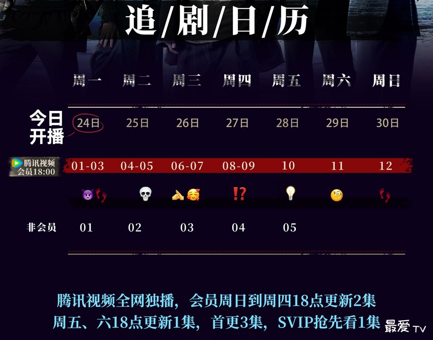 《反黑英雄》追剧日历 《反黑英雄》追剧日历