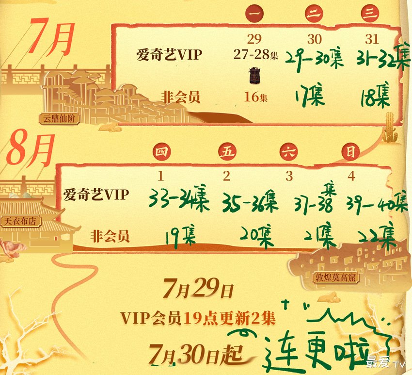 《唐朝诡事录之西行》追剧日历 《唐朝诡事录之西行》追剧日历