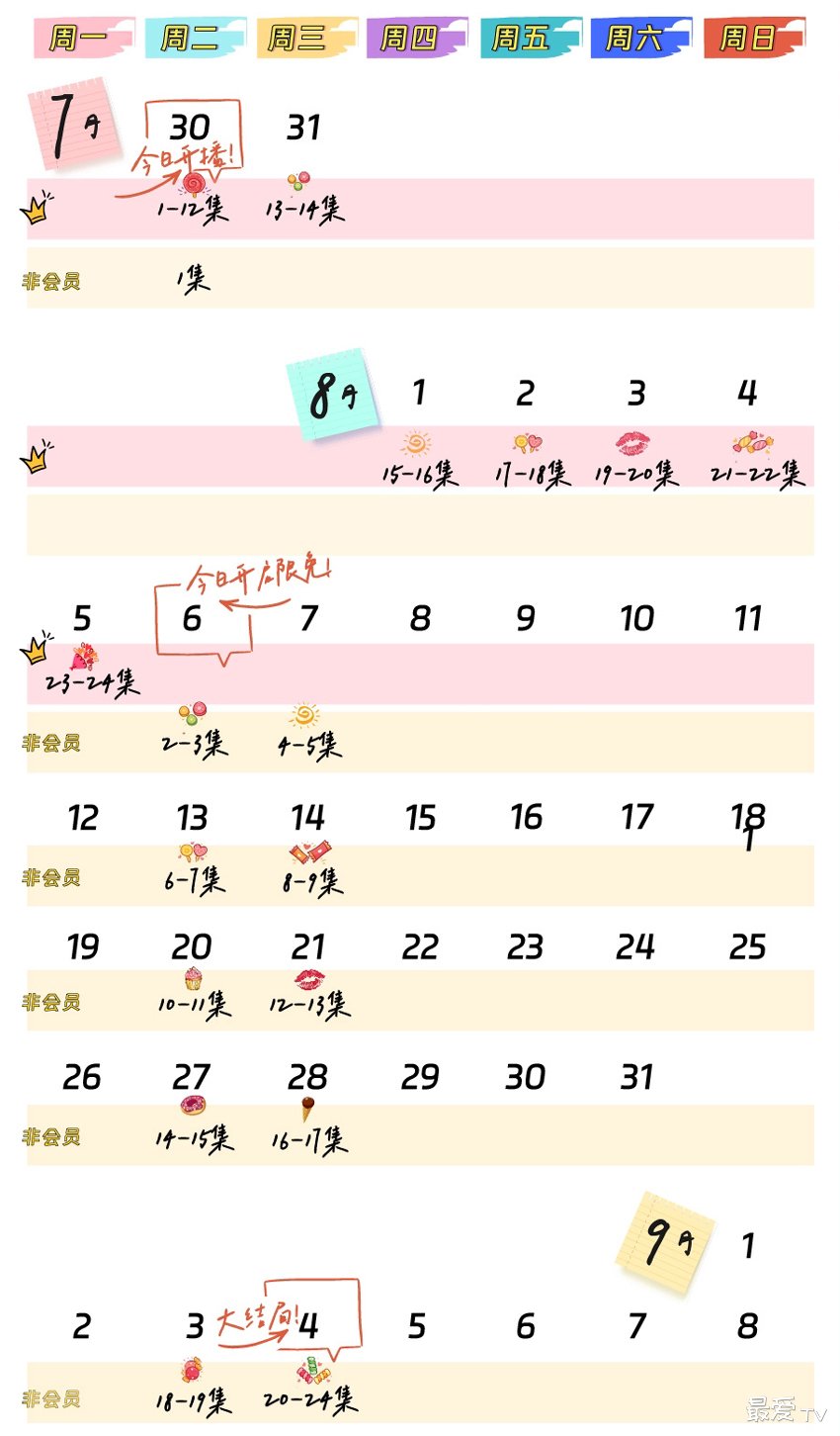 《恋爱麻烦,但是甜》追剧日历 《恋爱麻烦,但是甜》追剧日历