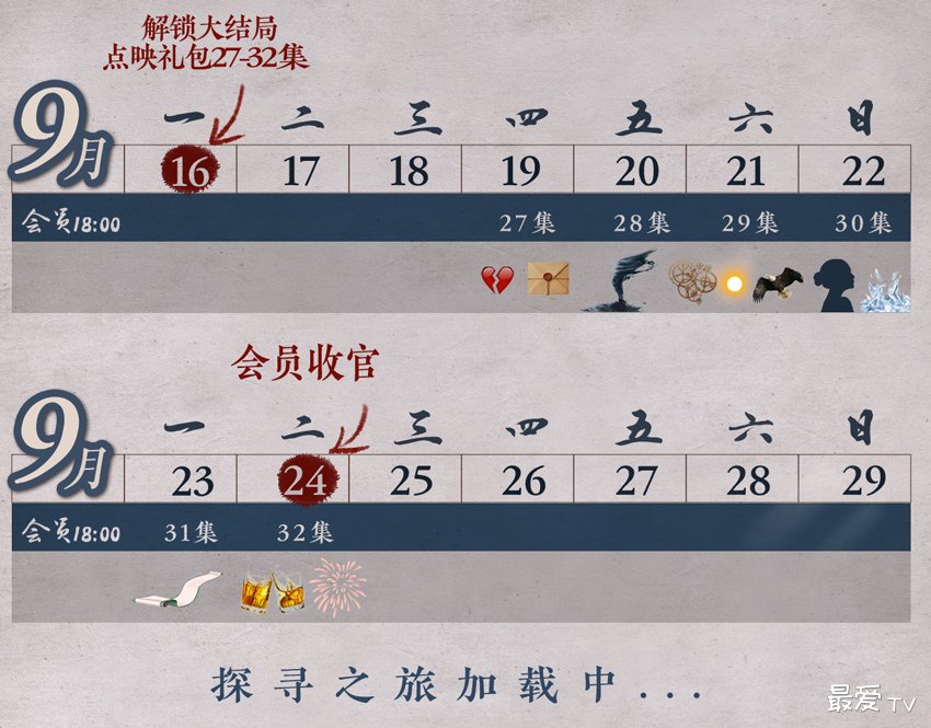 《藏海花》追剧日历 《藏海花》追剧日历