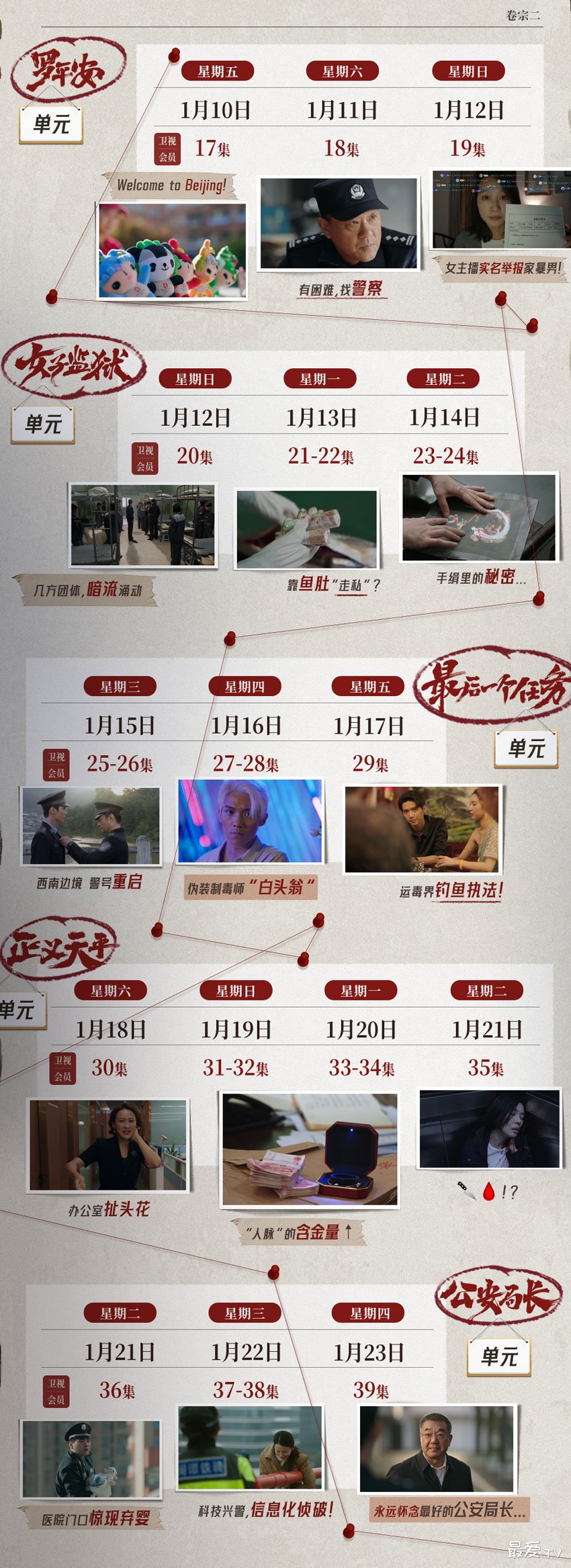 《真心英雄》追剧日历 《真心英雄》追剧日历