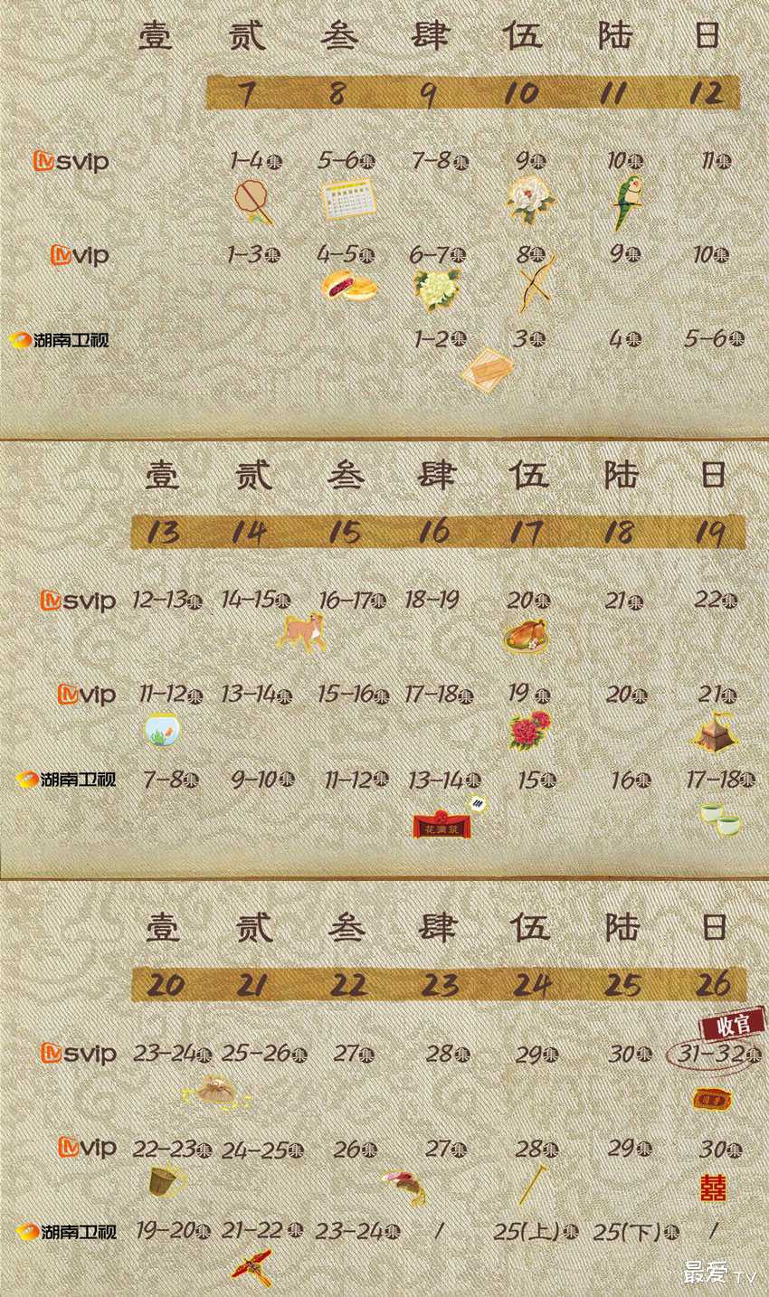 《国色芳华》追剧日历
