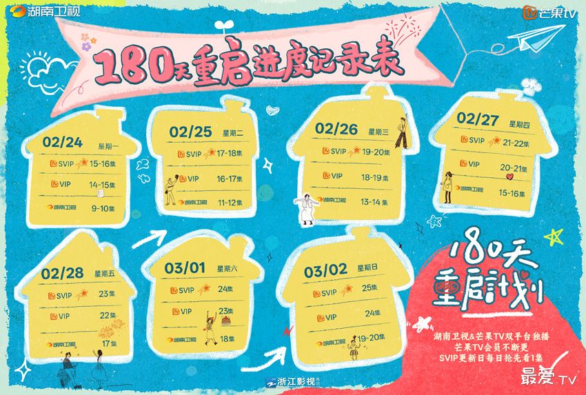 《180天重启计划》追剧日历 《180天重启计划》追剧日历