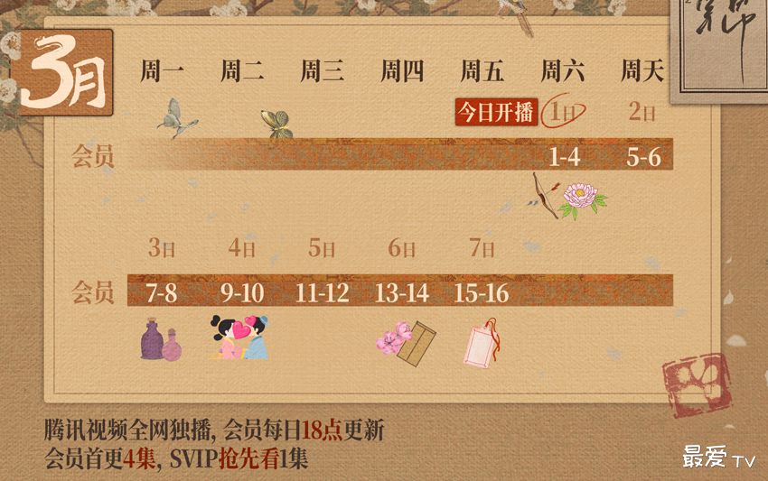 《似锦》追剧日历 《似锦》追剧日历