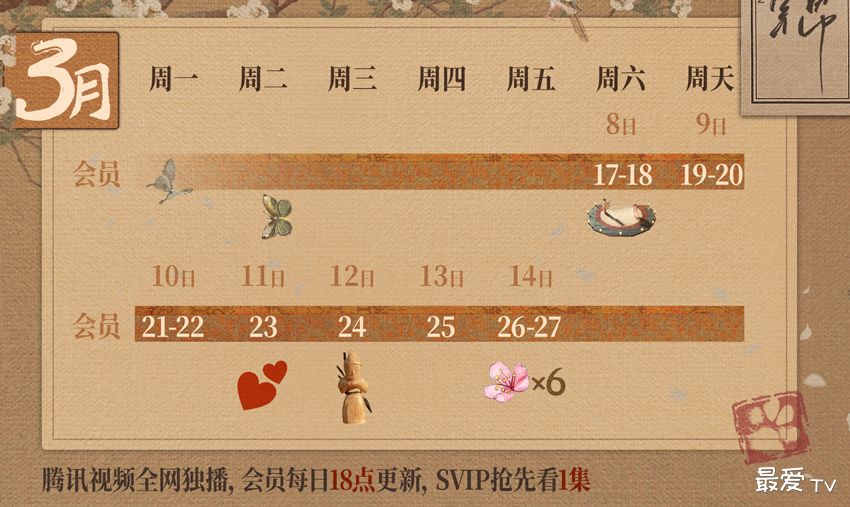 《似锦》追剧日历 《似锦》追剧日历