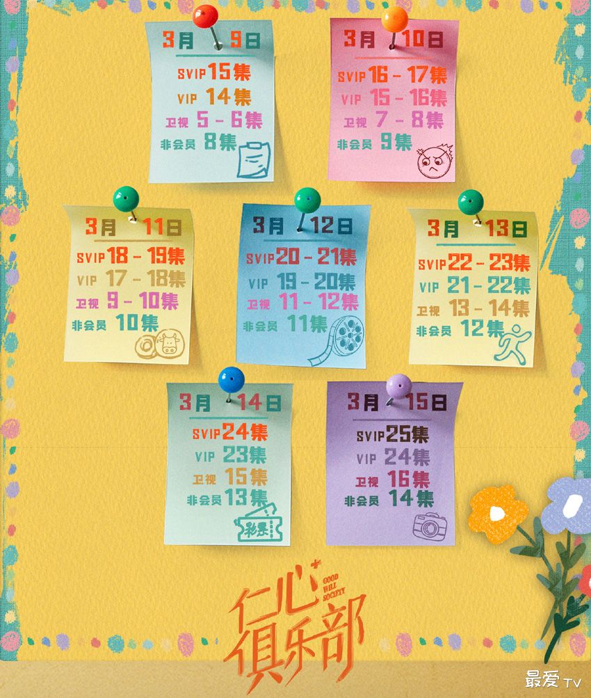 《仁心俱乐部》追剧日历 《仁心俱乐部》追剧日历