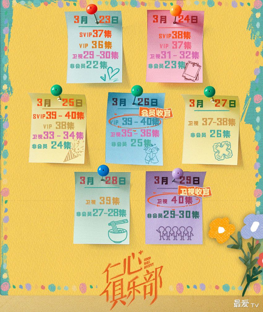 《仁心俱乐部》追剧日历 《仁心俱乐部》追剧日历
