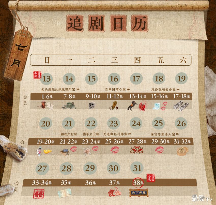 《朝雪录》追剧日历