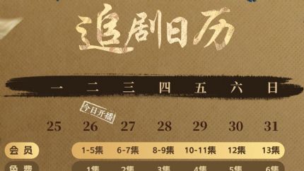 《宋慈韶华录》追剧日历，12月26日起首更5集