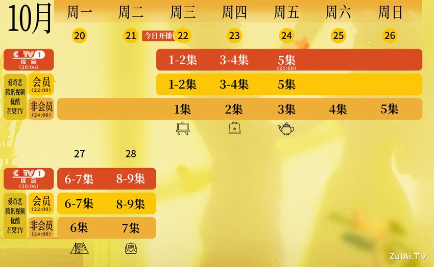 《红石榴餐厅》追剧日历 《红石榴餐厅》追剧日历
