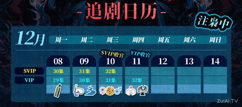 《枭起青壤》追剧日历