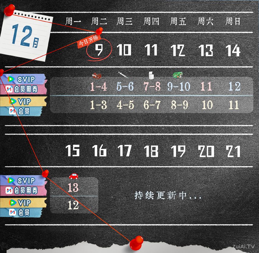 《超感迷宫》追剧日历 《超感迷宫》追剧日历