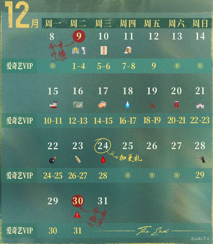 《风与潮》追剧日历 《风与潮》追剧日历