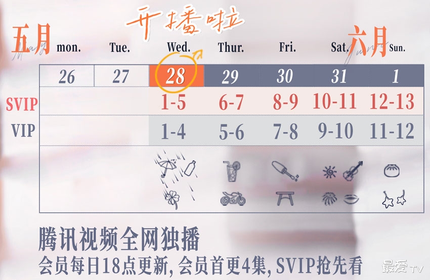《陷入我们的热恋》追剧日历