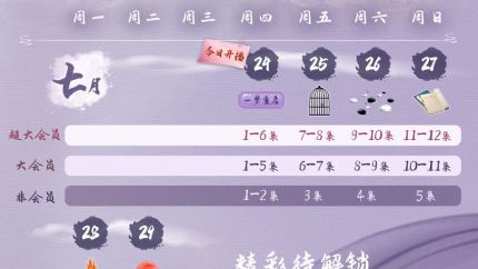 《半醒浮生》追剧日历，半醒浮生B站全网独播