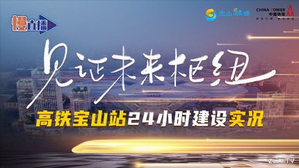 上海宝山站24小时建设实况直播
