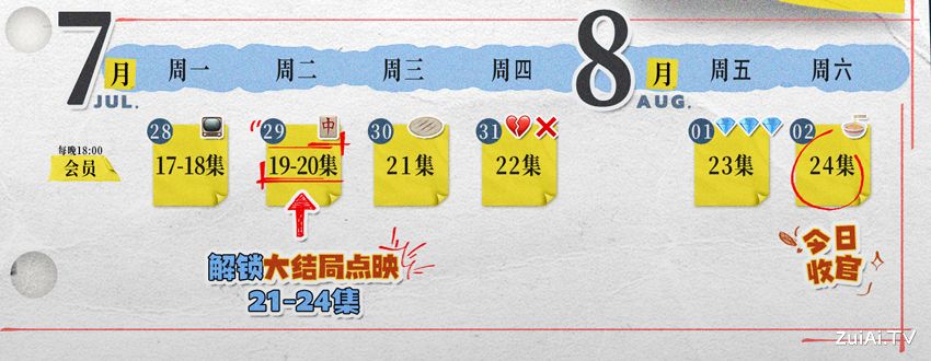 《她的生存之道》追剧日历