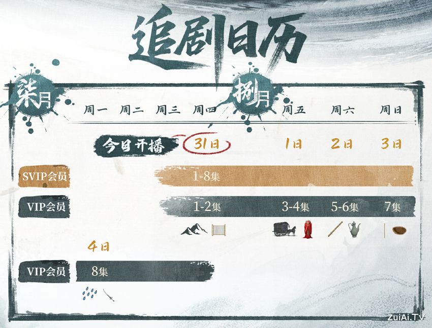 《华山论剑之东邪西毒》追剧日历