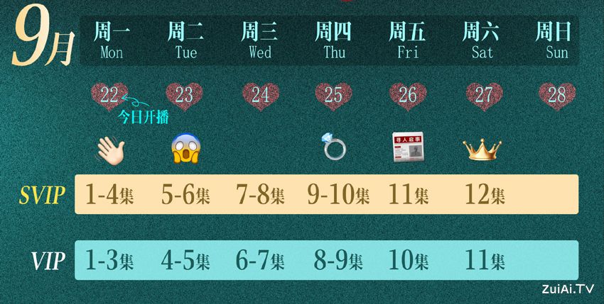 《蓄意宠爱》追剧日历 《蓄意宠爱》追剧日历
