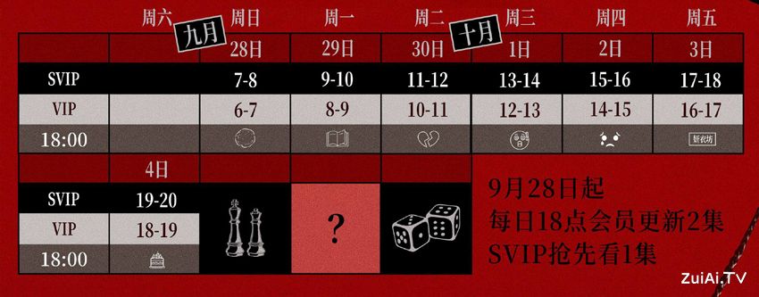 《许我耀眼》追剧日历