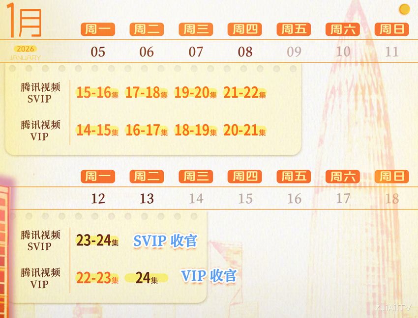 《奇迹》追剧日历 《奇迹》追剧日历