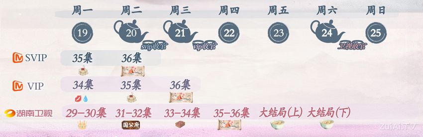 《玉茗茶骨》追剧日历 《玉茗茶骨》追剧日历