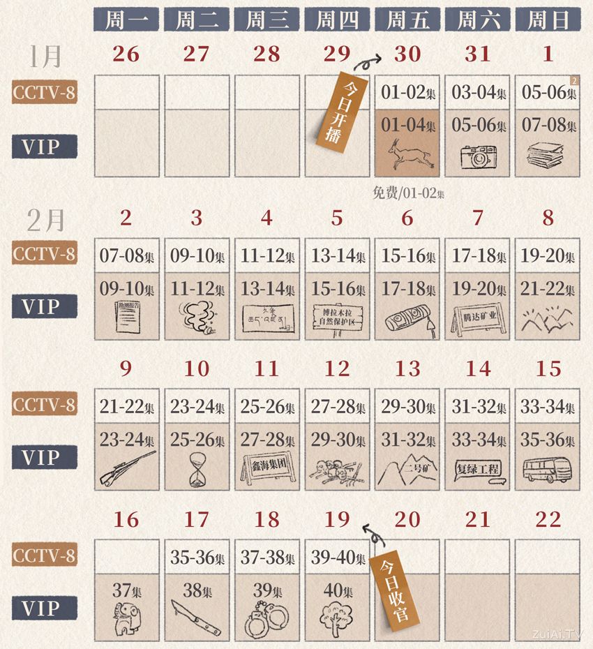 《生命树》追剧日历 《生命树》追剧日历