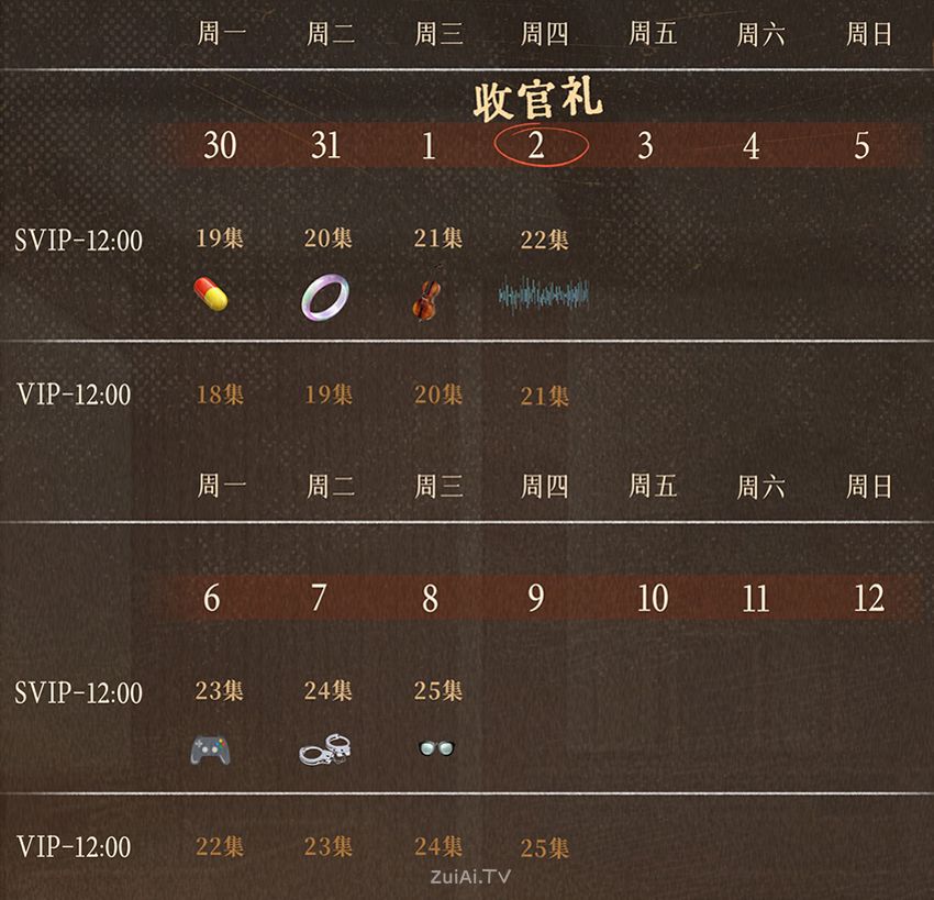 《正义女神》追剧日历 《正义女神》追剧日历
