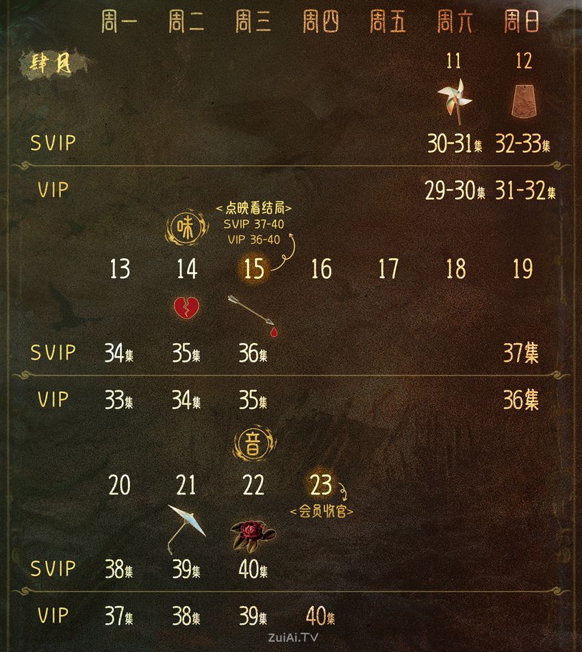 《白日提灯》追剧日历 《白日提灯》追剧日历
