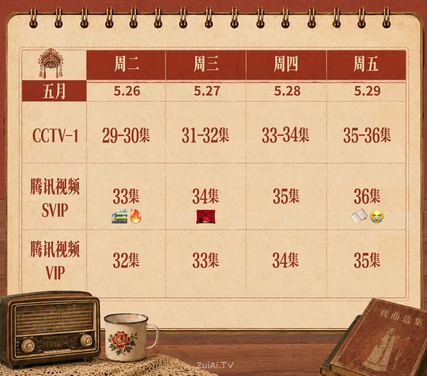 《主角》追剧日历 《主角》追剧日历
