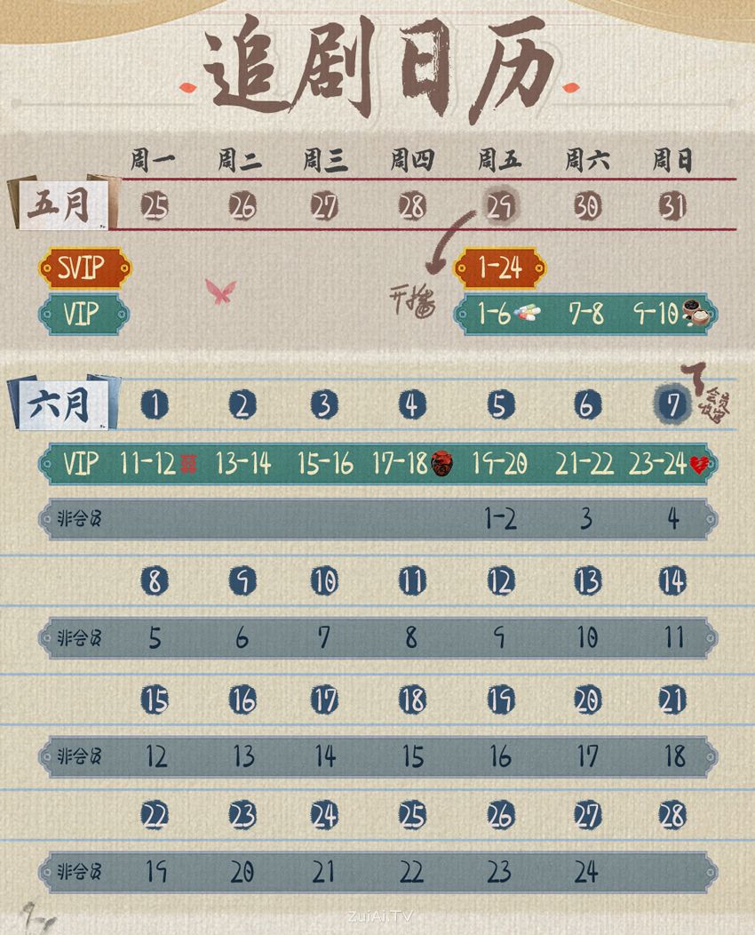 《过遍千城才识君》追剧日历 《过遍千城才识君》追剧日历