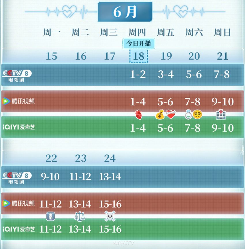 《问心2》追剧日历 《问心2》追剧日历
