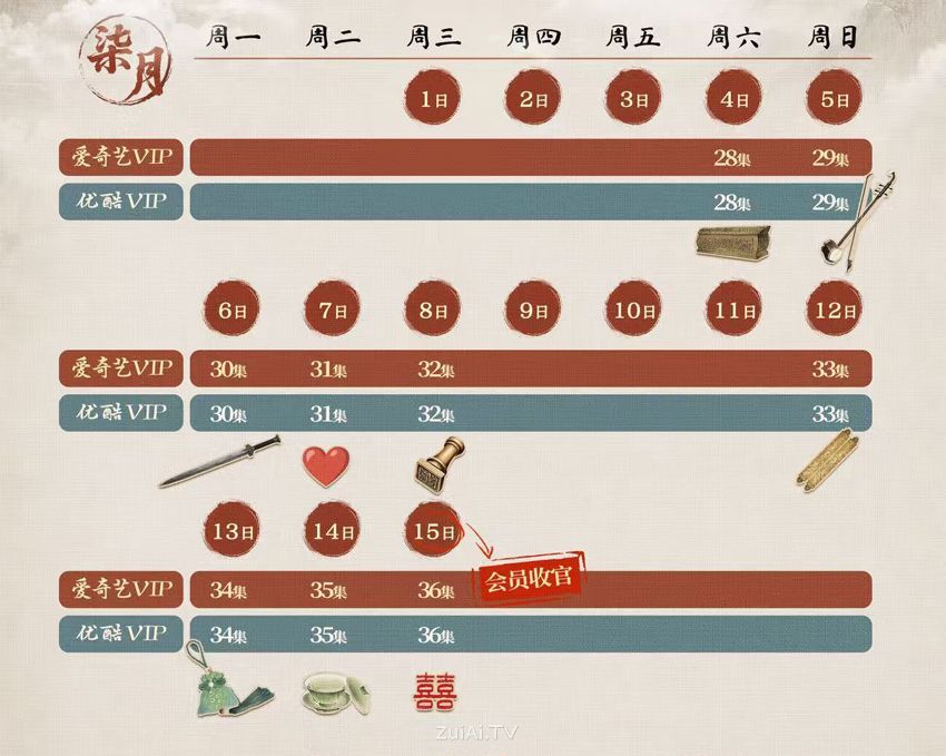 《云秀行》追剧日历 《云秀行》追剧日历